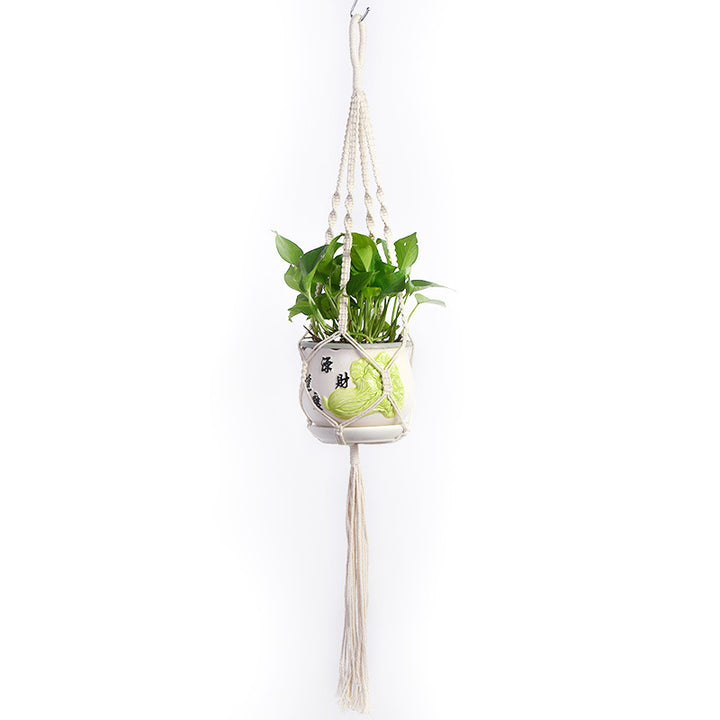 Plant-hanging macrame shelf Bowlift