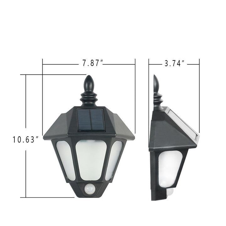 Solar Waterproof Creative Decorative LED Outdoor Wall Sconce Lamp | Bowlift