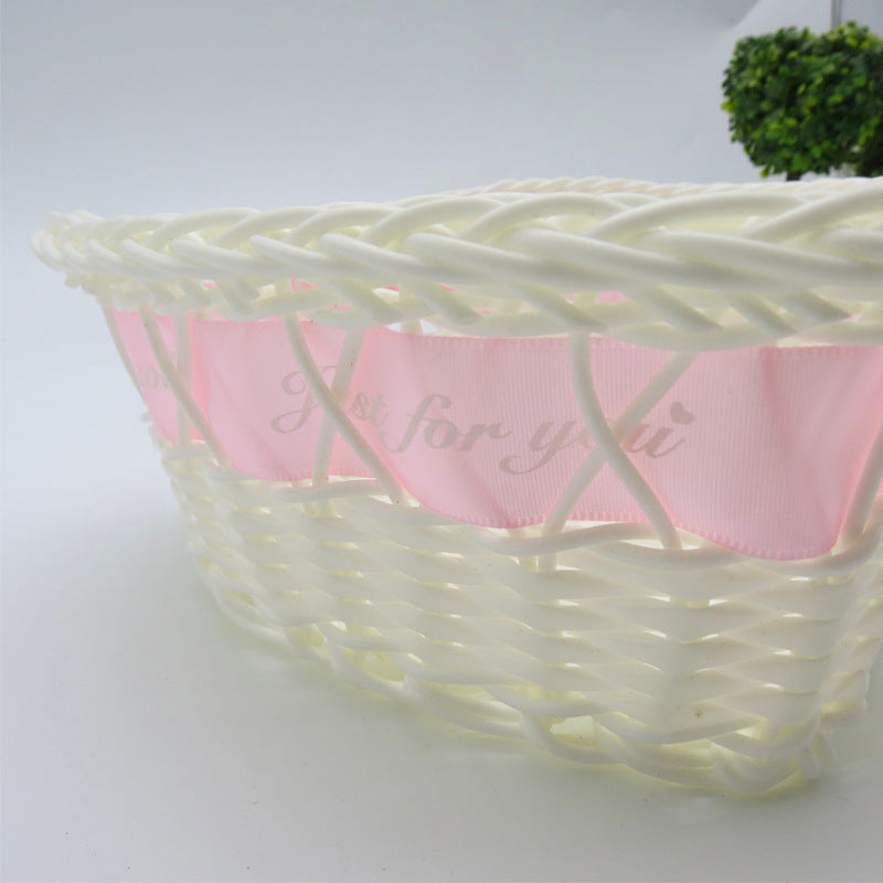 Decorative Handwoven Easter Basket Bowlift