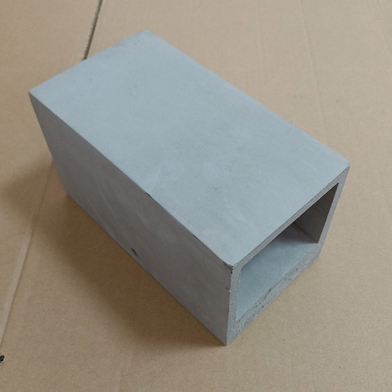 BowLift | Cube/Cuboid Cement Flush Mount Wall Light Nordic 1 Head Gray Up Down Sconces Light for Stairs, 4"/5"/7" Wide