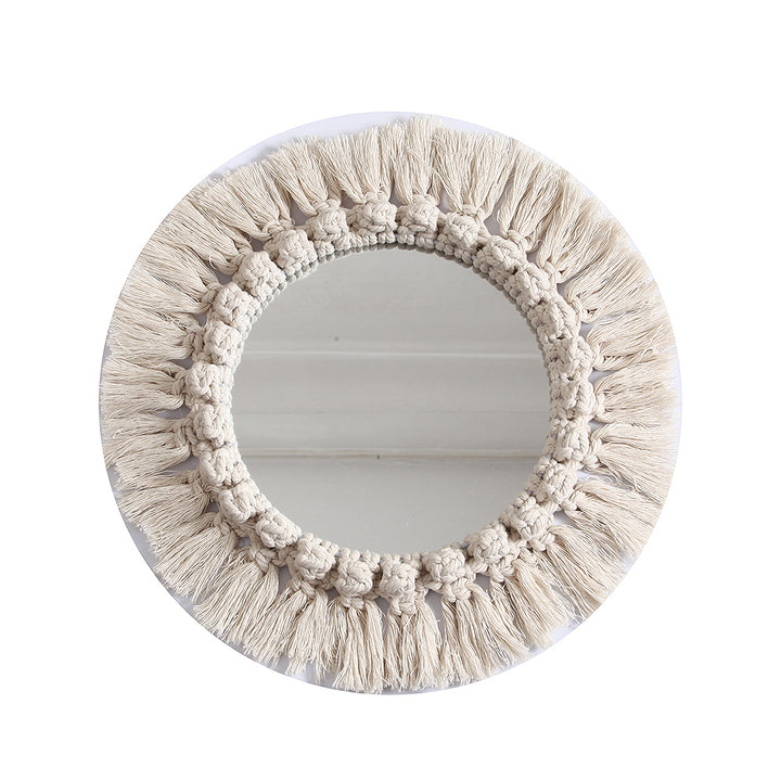Decorative Macrame Wall Mirror Bowlift
