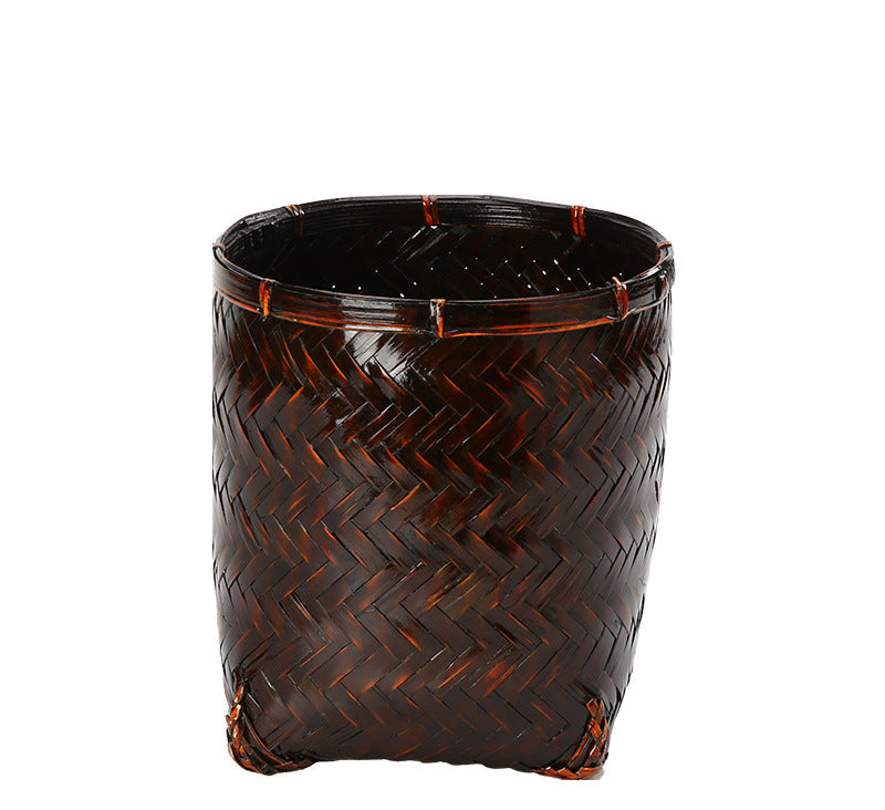 Handcrafted Woven Storage Basket Bowlift