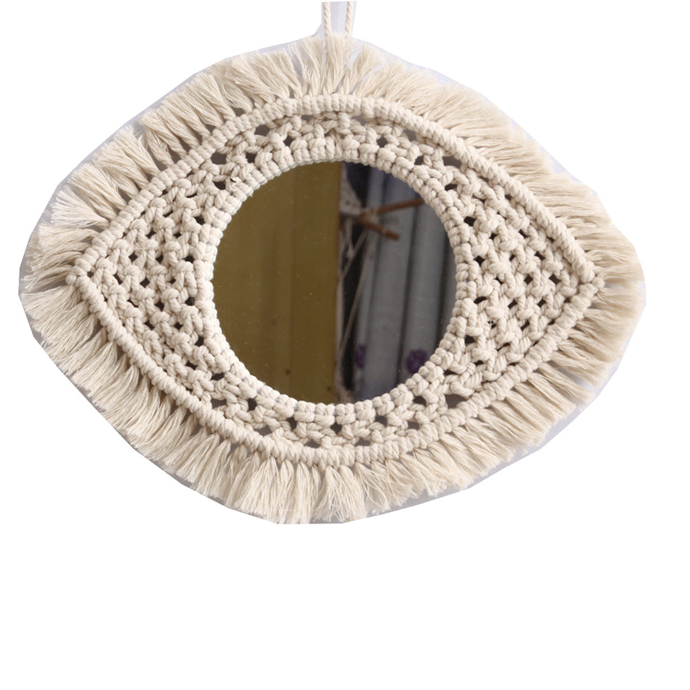 Decorative Macrame Wall Mirror Bowlift