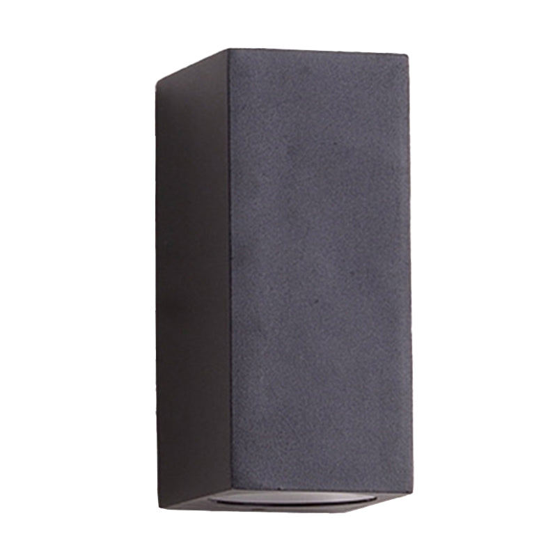 BowLift | Aluminium Block Wall Sconce Lighting Simple 1/2-Light Black Small/Big LED Surface Mount Lighting for Hallway