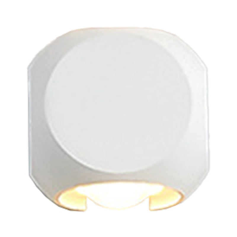 BowLift | Mini Cube Wall Washer Sconce Nordic Aluminium 2/4-Head Living Room LED Wall Light in Black/White