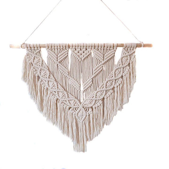 Bohemian Macrame Fringe Wall Hanging Bowlift