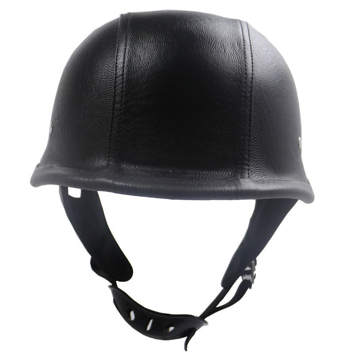 Classic Vintage Motorcycle Helmet Bowlift