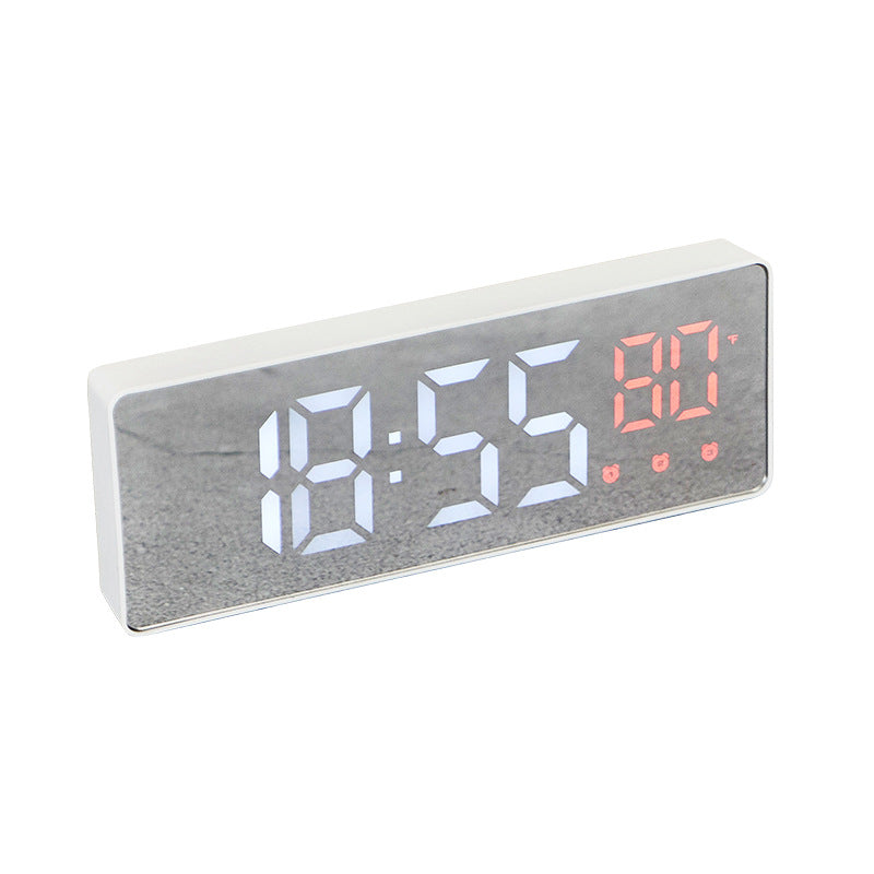Digital table alarm clock with temperature display and LED display Bowlift