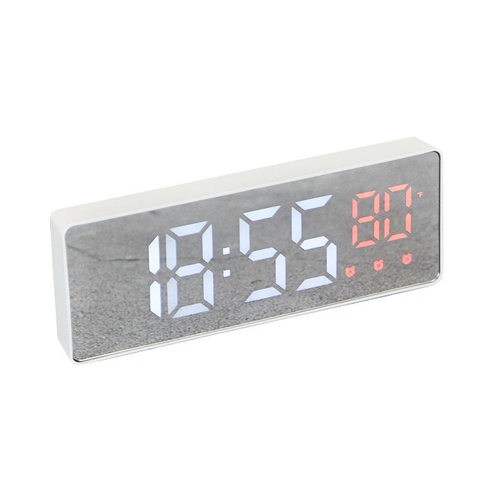 Digital table alarm clock with temperature display and LED display Bowlift