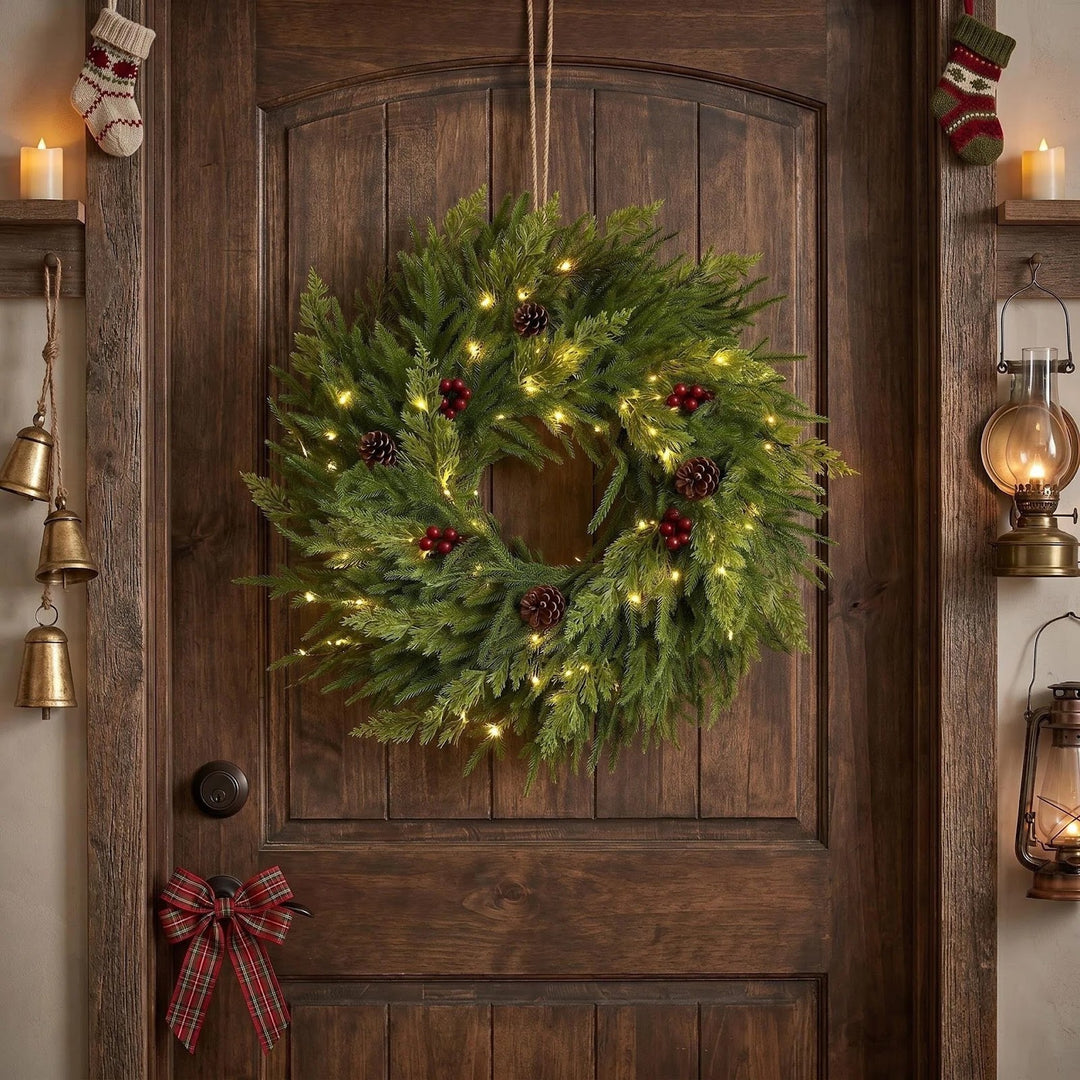 Large Christmas wreath for the door