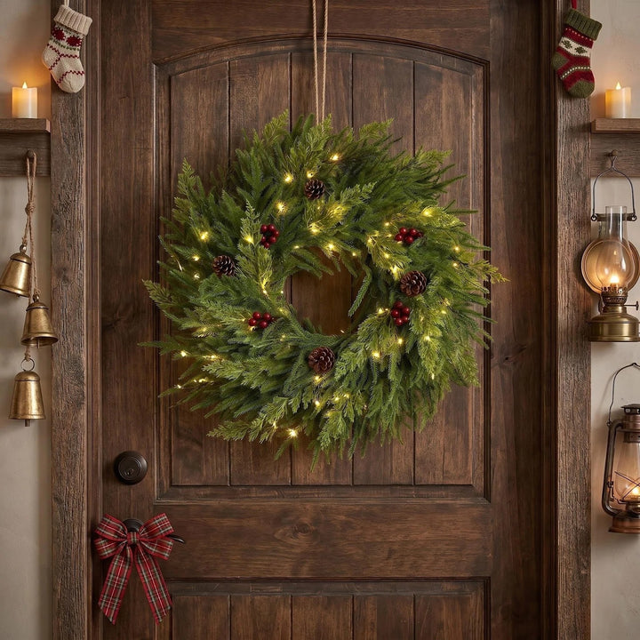 Large Christmas wreath for the door