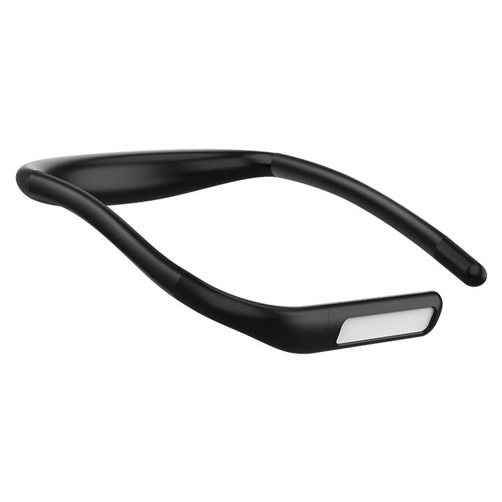 Foldable, rechargeable neck reading lamp