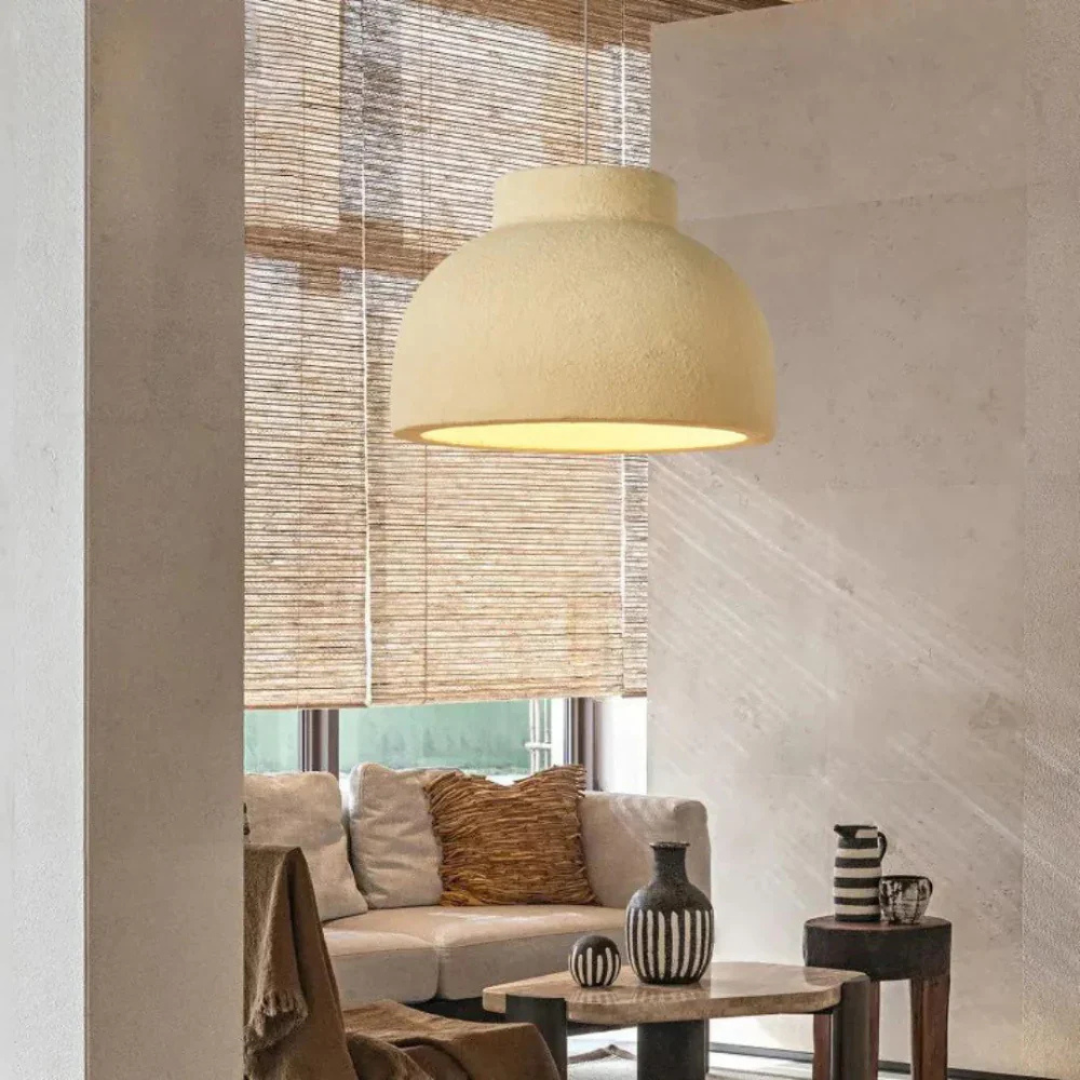 BowLift | Minimalist Scandinavian Pendant Light made of Polystyrene