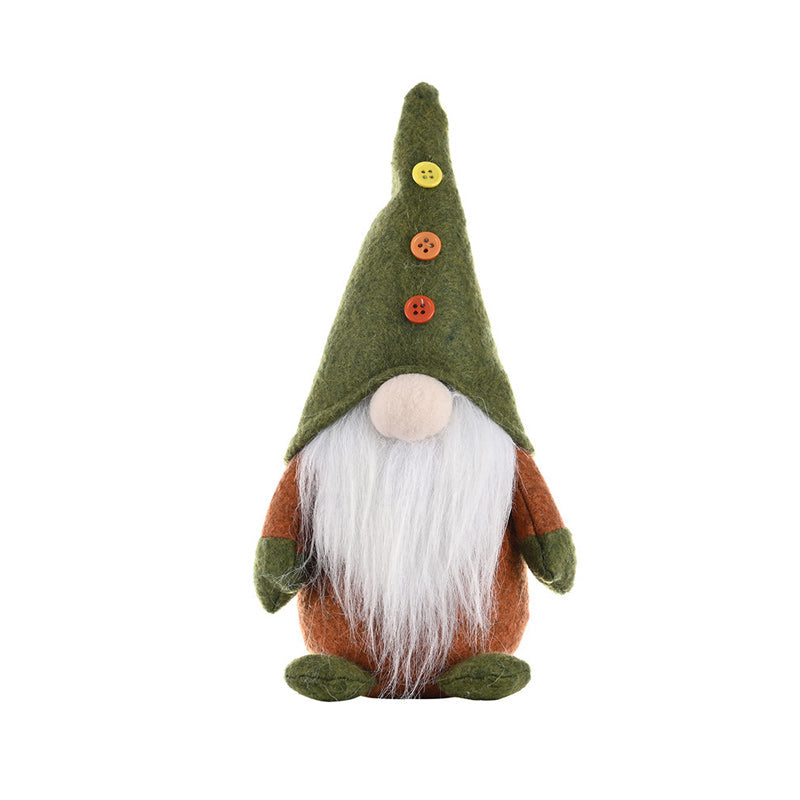 BowLift | Christmas Green Faceless Old Man Elf Figurine