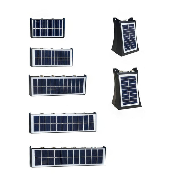 BowLift | Modern Simplicity Solar Waterproof Rectangular ABS PMMA LED Wall Light Lamp For Outdoor Patio
