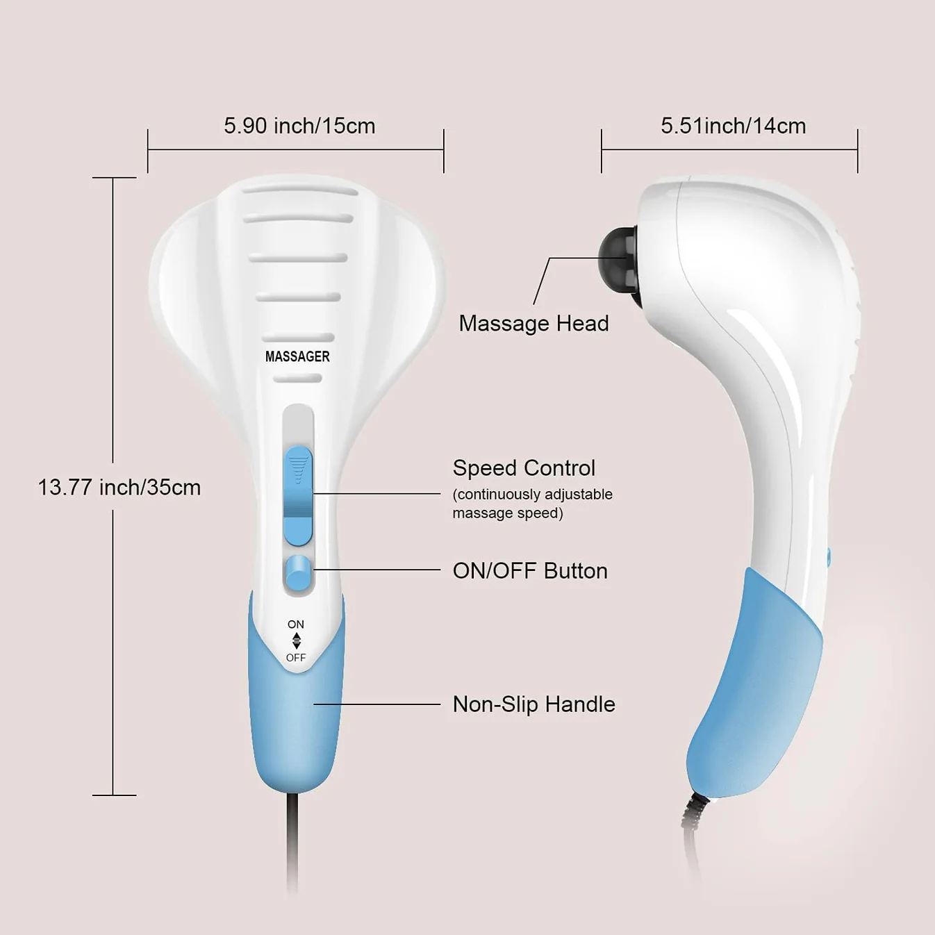 BowLift | Electric Handheld full-body massager