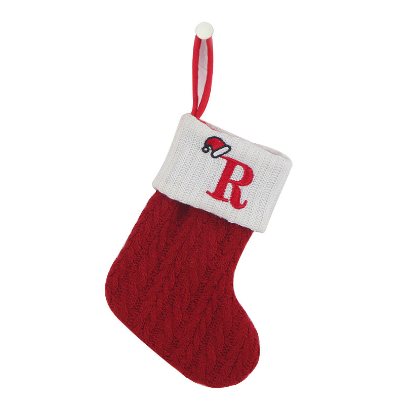 BowLift | Christmas Letter Knit Stocking