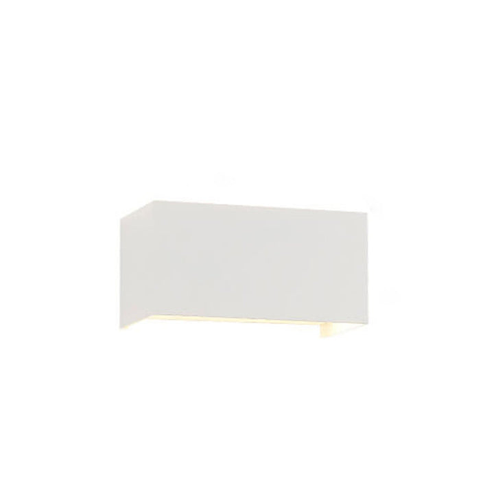 Modern Outdoor Waterproof Rectangular LED Up and Down Illuminated Outdoor Wall Sconce Lamp | Bowlift