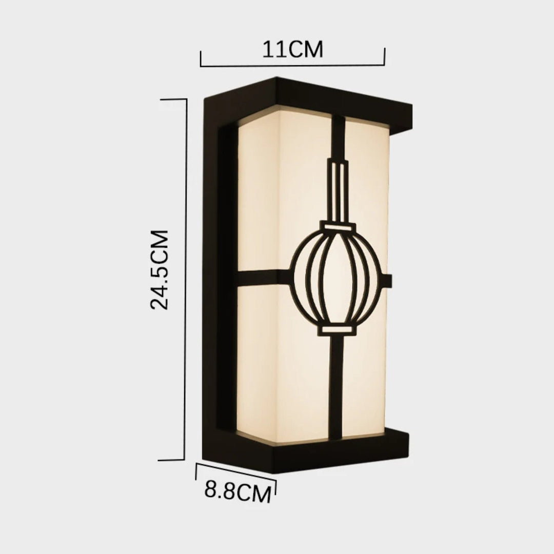 BowLift | LumeRadar – Modern LED Outdoor Wall Light with IP65 Waterproof & Motion Radar Sensor