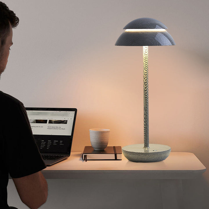BowLift | Aurelia Noire - Rechargeable Wireless Table Lamp with Built-in LED Lighting and Battery