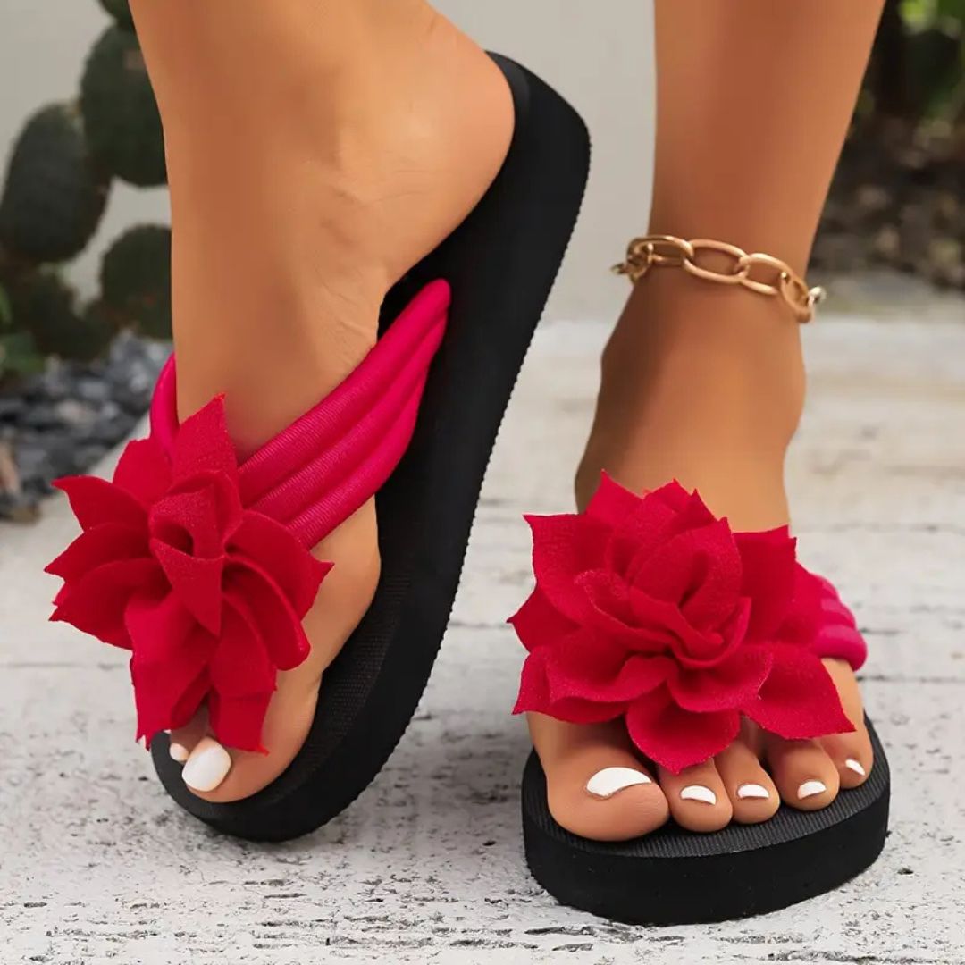 Floriva – Women's Floral Flip-Flops