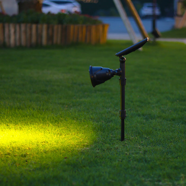 Contemporary Industrial ABS Solar Waterproof LED Spotlight Lawn Insert Light For Outdoor Patio | Bowlift