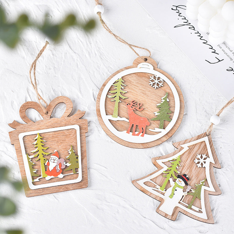 BowLift | Christmas Wooden Pendant