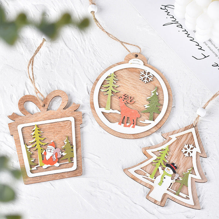 BowLift | Christmas Wooden Pendant