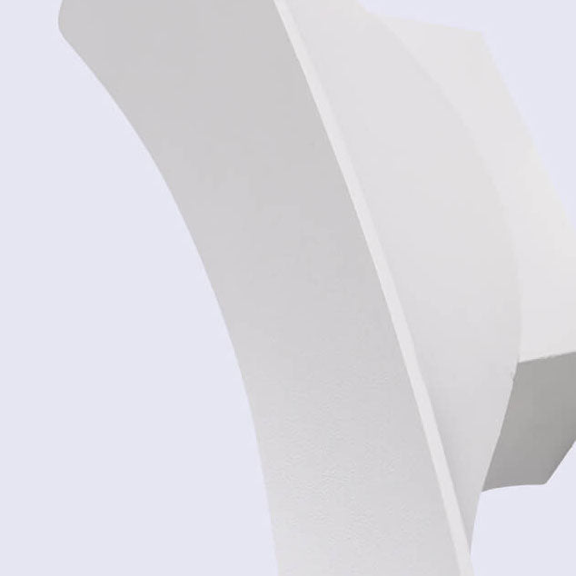Modern Simple Rectangular Curved LED Outdoor Waterproof Wall Sconce Lamp | Bowlift