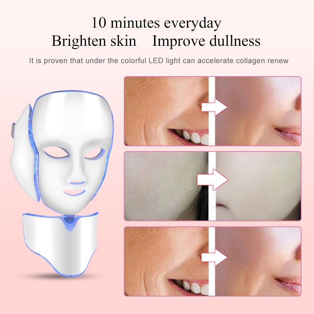 BowLift | LED Light Therapy Mask | 7-Color Skin Treatment | Wireless Rechargeable