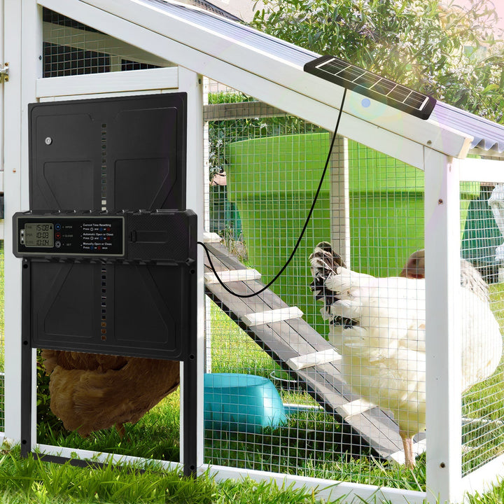 Electric Chicken Coop Door Solar with LED Display and Remote Control | Bowlift