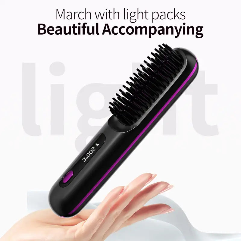 BowLift | Portable Hair Styling Brush | Smooth & Healthy Hair Anytime, Anywhere