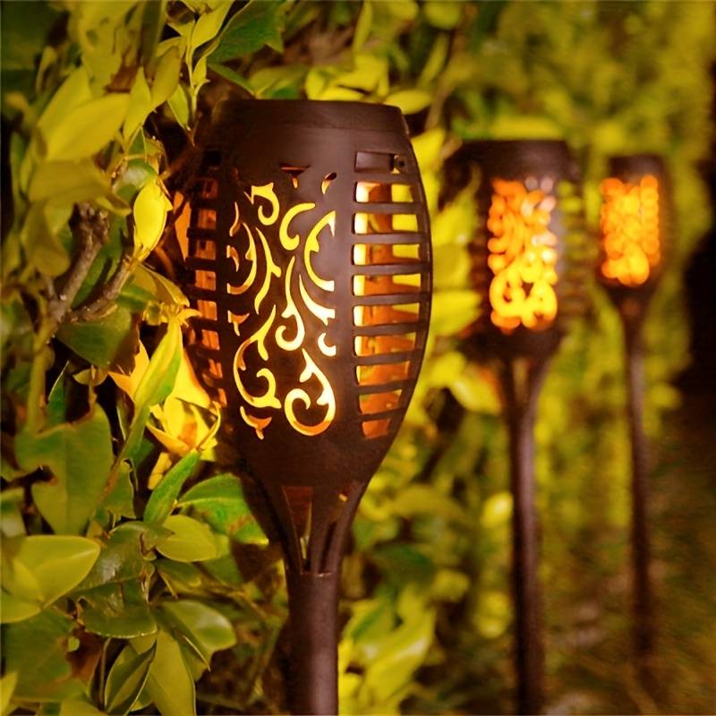 BowLift | Outdoor Solar Garden Torch Light Flame Effect