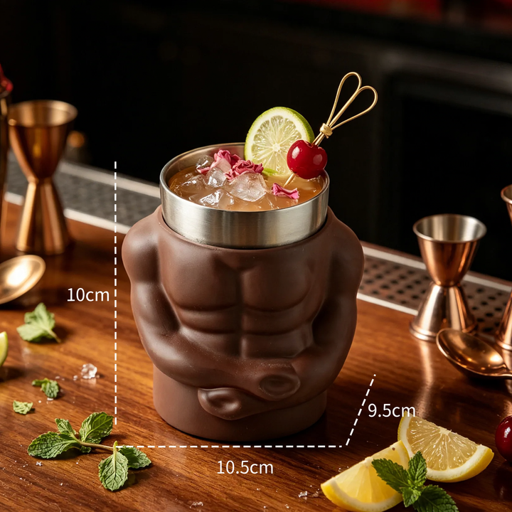 Stainless steel cup with lid, unbreakable