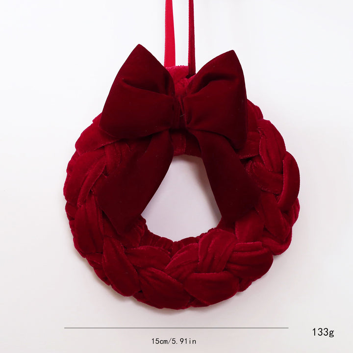 Decorative Christmas wreath for door and window