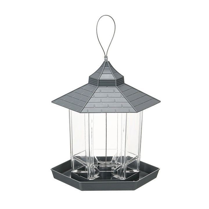Hexagonal feeding station for birds