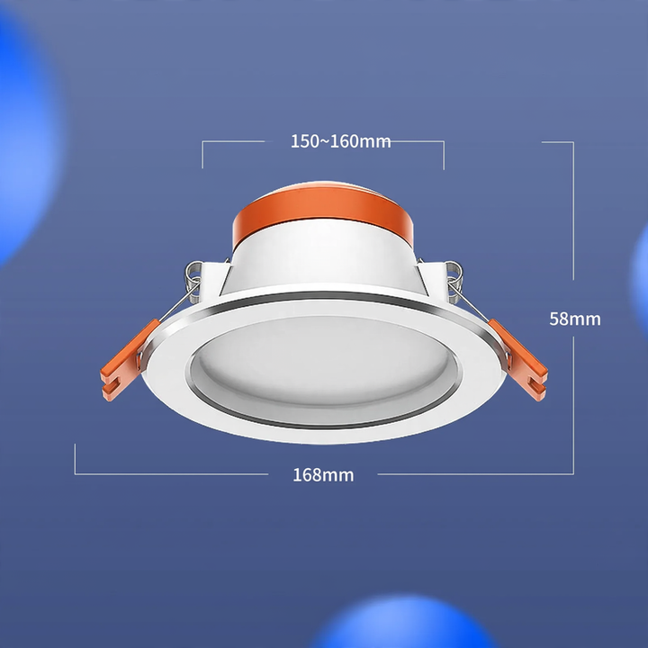 Recessed ceiling light LED, 75–90 mm