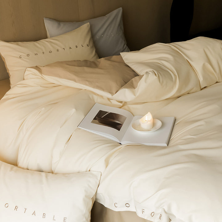 Cotton bedding set, brushed, winter