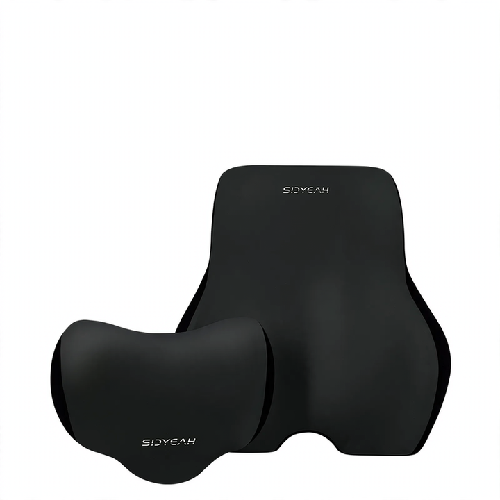 Memory Foam Headrest with Lumbar Support