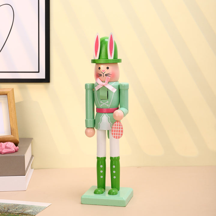 Decorative Easter Nutcracker Figure made of Wood
