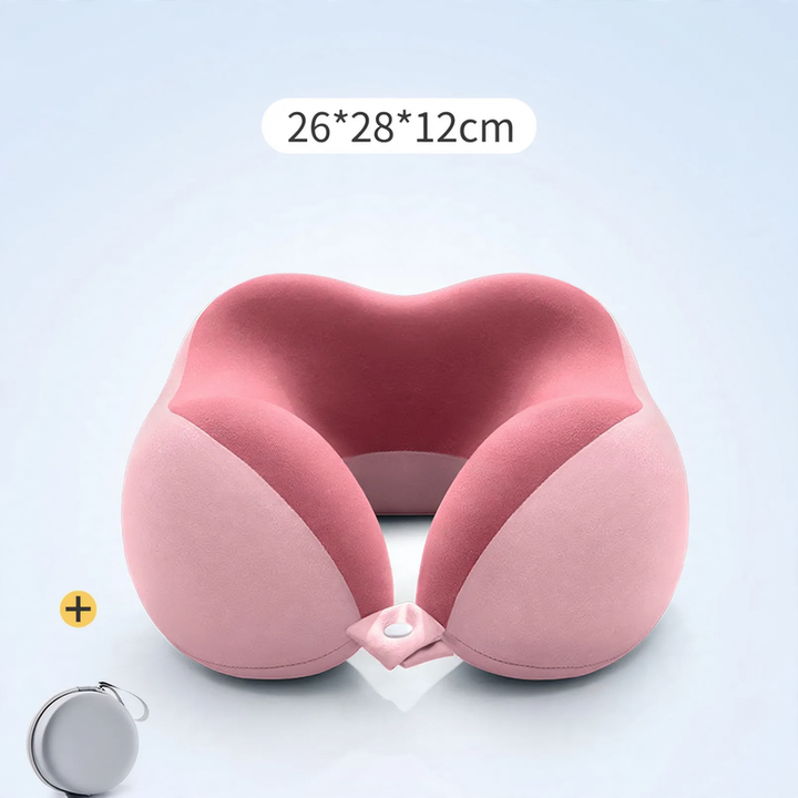 Memory Foam U Pillow with 360° Neck Support