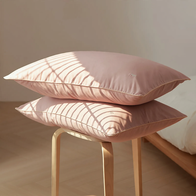 Cotton pillowcase, brushed, Pair