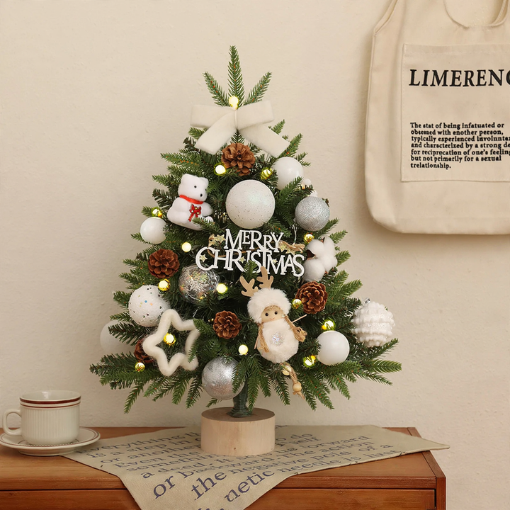 Mini Christmas tree for the table with lighting