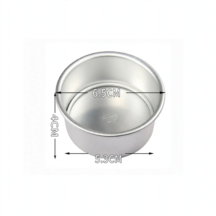 Cake pan, round, with flat bottom