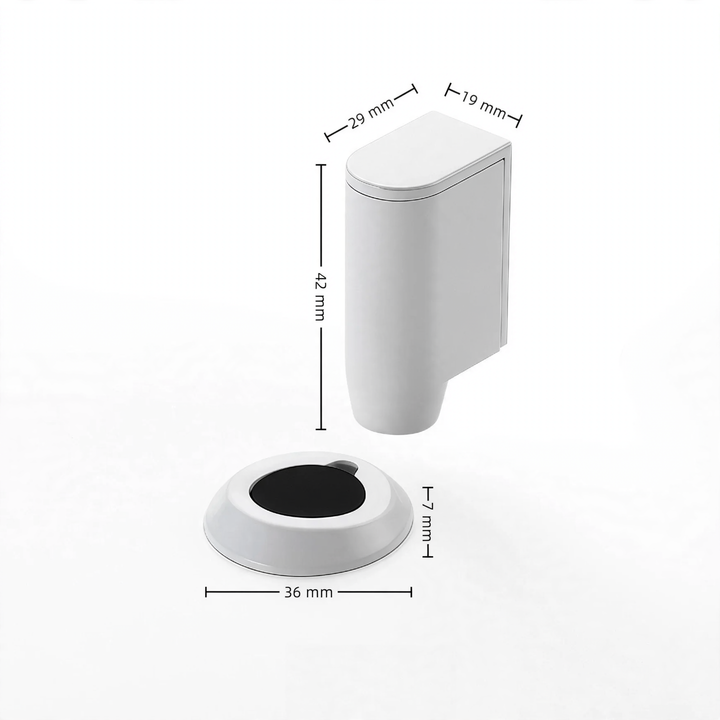 Adjustable door stop made of zinc alloy