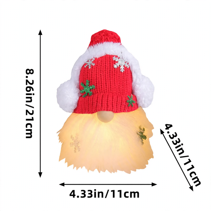 Bright Christmas Elf Figure with Sequins