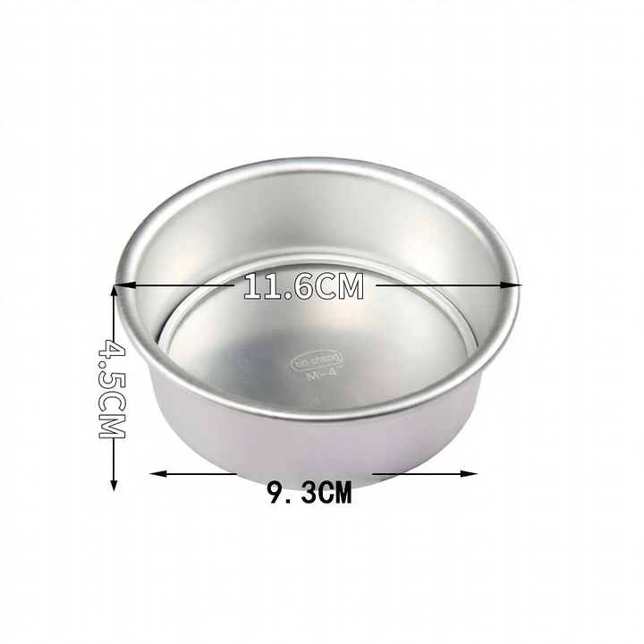Cake pan, round, with flat bottom