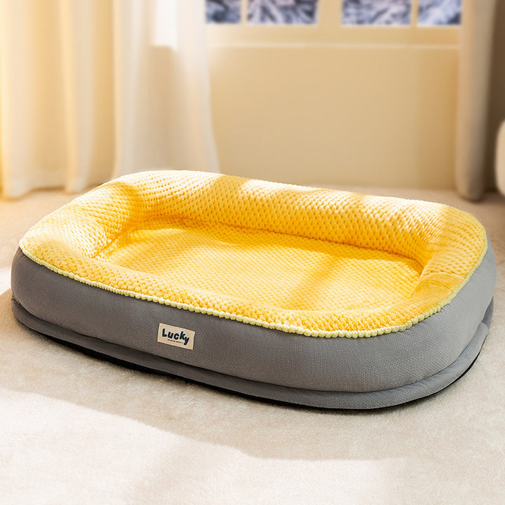 Dog bed, oval, S–3XL, breathable, four seasons