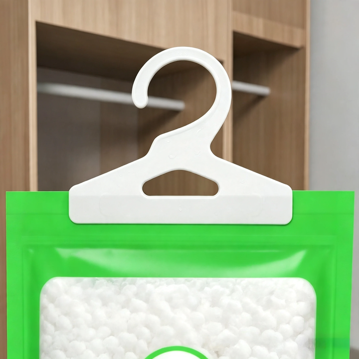 Hanging dehumidifier bag with fragrance