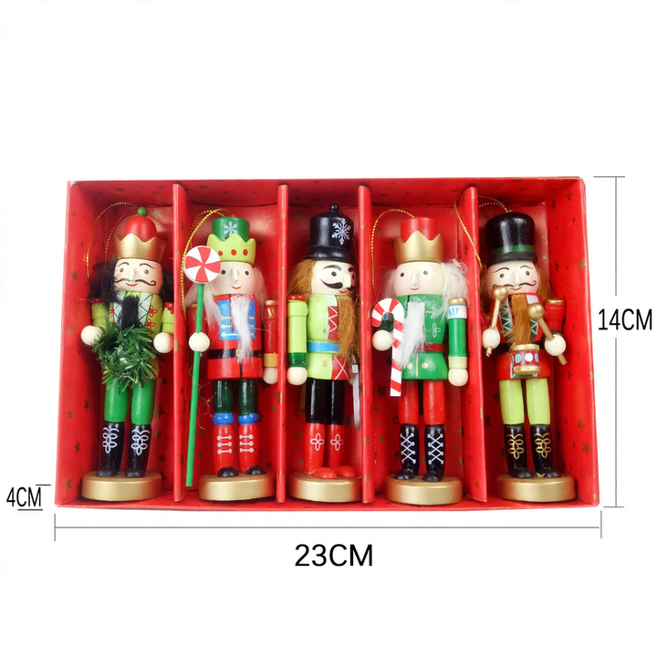 Nutcracker pendant made of wood, 12 cm